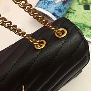 Okify YSL Loulou Small Bag Black Gold Hardware 24x18x9cm - 4