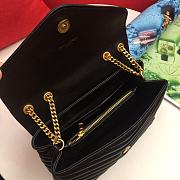 Okify YSL Loulou Small Bag Black Gold Hardware 24x18x9cm - 3