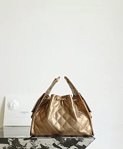 Okify CC 25 Hobo Small Bag Bronze Caviar 30x26x14cm - 4