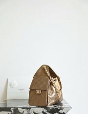 Okify CC 25 Hobo Small Bag Bronze Caviar 30x26x14cm - 3
