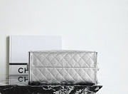 Okify CC 25 Hobo Large Bag Silver Caviar 40x30x15cm - 4