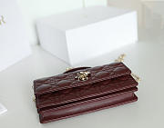 Okify Dior My Dior Mini Bag Red Burgundy 21x11x5cm - 2