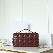 Okify Dior My Dior Mini Bag Red Burgundy 21x11x5cm - 6