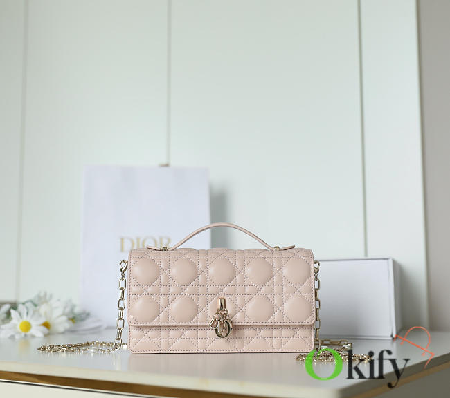 Okify Dior My Dior Mini Bag Blushed Pink 21x11x5cm - 1
