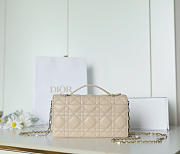 Okify Dior My Dior Mini Bag Beige 21x11x5cm - 3