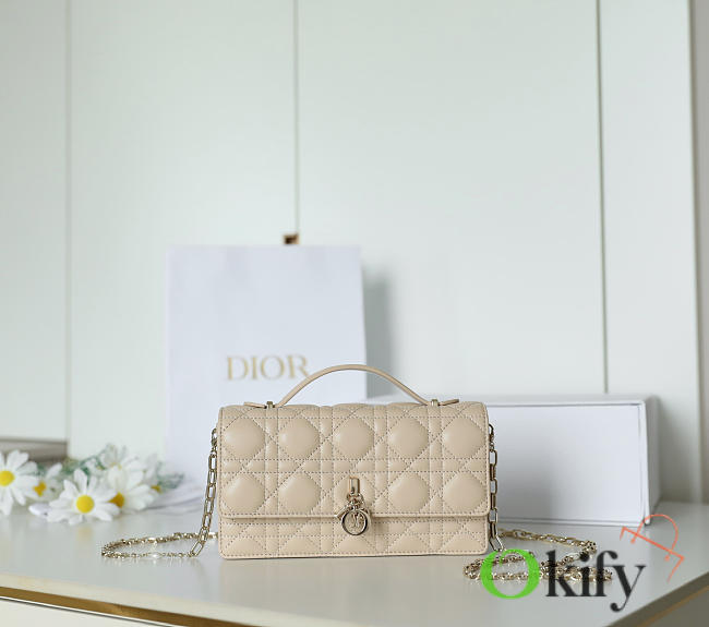 Okify Dior My Dior Mini Bag Beige 21x11x5cm - 1