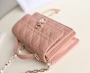 Okify Dior My Dior Mini Bag Pink 21x11x5cm - 4
