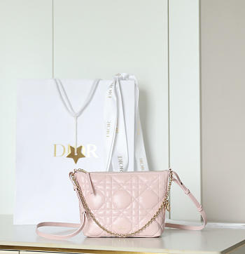 Okify Dior Diorling Mini Bag Light Pink 18x16.5x6cm