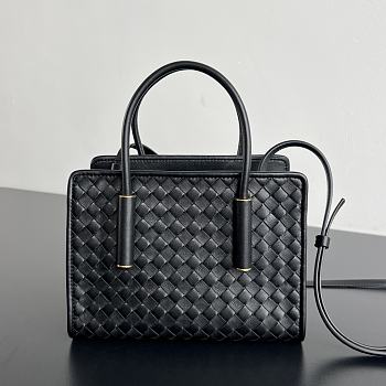 Okify Bottega Veneta Barbara Small Tote Bag Black 21.5x15x12cm
