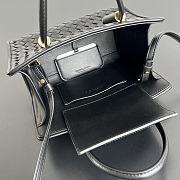 Okify Bottega Veneta Barbara Small Tote Bag Black 21.5x15x12cm - 2