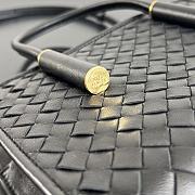 Okify Bottega Veneta Barbara Small Tote Bag Black 21.5x15x12cm - 5