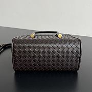 Okify Bottega Veneta Barbara Small Tote Bag Dark Brown 21.5x15x12cm - 6