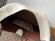 Okify Louis Vuitton Carmel Mahina Boho Bag Cream Beige M53188 35x40x17cm  - 2