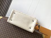 Okify Louis Vuitton Carmel Mahina Boho Bag Cream Beige M53188 35x40x17cm  - 3