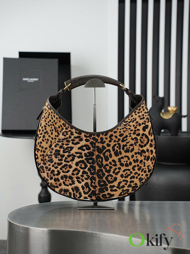 Okify YSL Mombasa Hobo Leopard Bag 40x33x3cm - 1