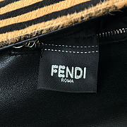 Okify Fendi Baguette 26424 Bag Tiger Print Pony Effect Leather 26x14x4cm - 4