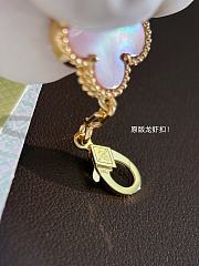 Okify VCA Alhambra Gold Bracelet 5 Pink Charms - 5