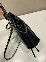 Okify Prada Carry Mini Leather Handbag Bag Black 1BA496 19x21x7cm  - 3