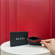 Okify Gucci Primavera Black Card Holder 10x8cm - 5