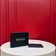 Okify Gucci Primavera Black Card Holder 10x8cm - 3