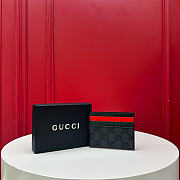 Okify Gucci Primavera Black Card Holder 10x8cm - 1