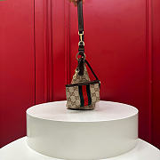 Okify Gucci Medium Shoulder Bag With Web A00D9T 25x18x11cm - 5
