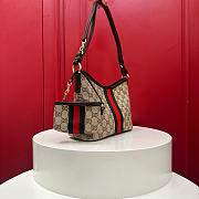 Okify Gucci Medium Shoulder Bag With Web A00D9T 25x18x11cm - 3