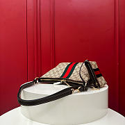 Okify Gucci Medium Shoulder Bag With Web A00D9T 25x18x11cm - 2