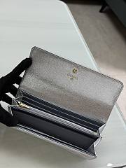 Okify CC 26P Silver Caviar Long Wallet 19x10x3cm  - 6