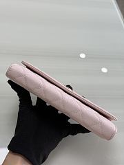 Okify CC 26P Pink Caviar Long Wallet 19x10x3cm  - 2