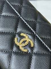 Okify CC 26P Black Caviar Long Wallet 19x10x3cm  - 4