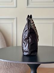 Okify CC 22 Small Bag Dark Brown Waxed Calfskin 35x37x7cm AS3260 - 4