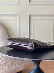 Okify CC 22 Small Bag Dark Brown Waxed Calfskin 35x37x7cm AS3260 - 2