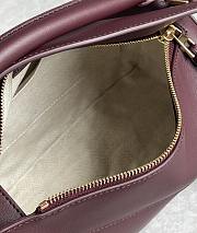 Okify Loewe Puzzle Edge Bag Red Burgundy 24x16x10cm - 2