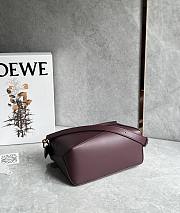 Okify Loewe Puzzle Edge Bag Red Burgundy 24x16x10cm - 4