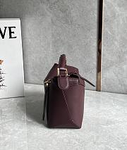 Okify Loewe Puzzle Edge Bag Red Burgundy 24x16x10cm - 5