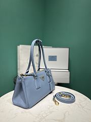 Okify Prada Galleria Medium Leather Bag Light Blue 1BA457 28x14x10.5cm - 6