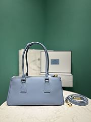 Okify Prada Galleria Medium Leather Bag Light Blue 1BA457 28x14x10.5cm - 5