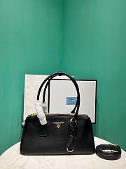 Okify Prada Galleria Medium Leather Bag Black 1BA457 28x14x10.5cm - 1