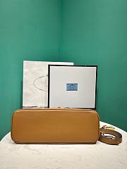 Okify Prada Galleria Medium Leather Bag Brown 1BA457 28x14x10.5cm - 4