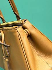 Okify Prada Galleria Medium Leather Bag Brown 1BA457 28x14x10.5cm - 3