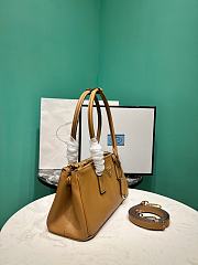 Okify Prada Galleria Medium Leather Bag Brown 1BA457 28x14x10.5cm - 5