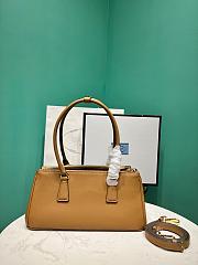 Okify Prada Galleria Medium Leather Bag Brown 1BA457 28x14x10.5cm - 6