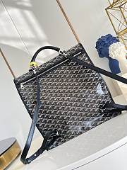 Okify Goyard Saint Leger Black Backpack 34x37x15cm - 6