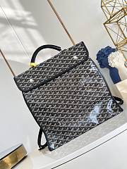 Okify Goyard Saint Leger Black Backpack 34x37x15cm - 1
