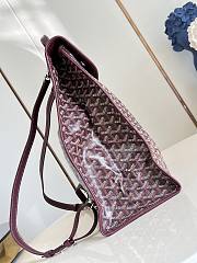 Okify Goyard Saint Leger Red Burgundy Backpack 34x37x15cm - 4