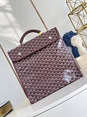Okify Goyard Saint Leger Red Burgundy Backpack 34x37x15cm - 1