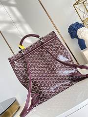 Okify Goyard Saint Leger Red Burgundy Backpack 34x37x15cm - 2