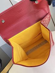 Okify Goyard Saint Leger Red Backpack 34x37x15cm - 6
