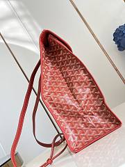 Okify Goyard Saint Leger Red Backpack 34x37x15cm - 5